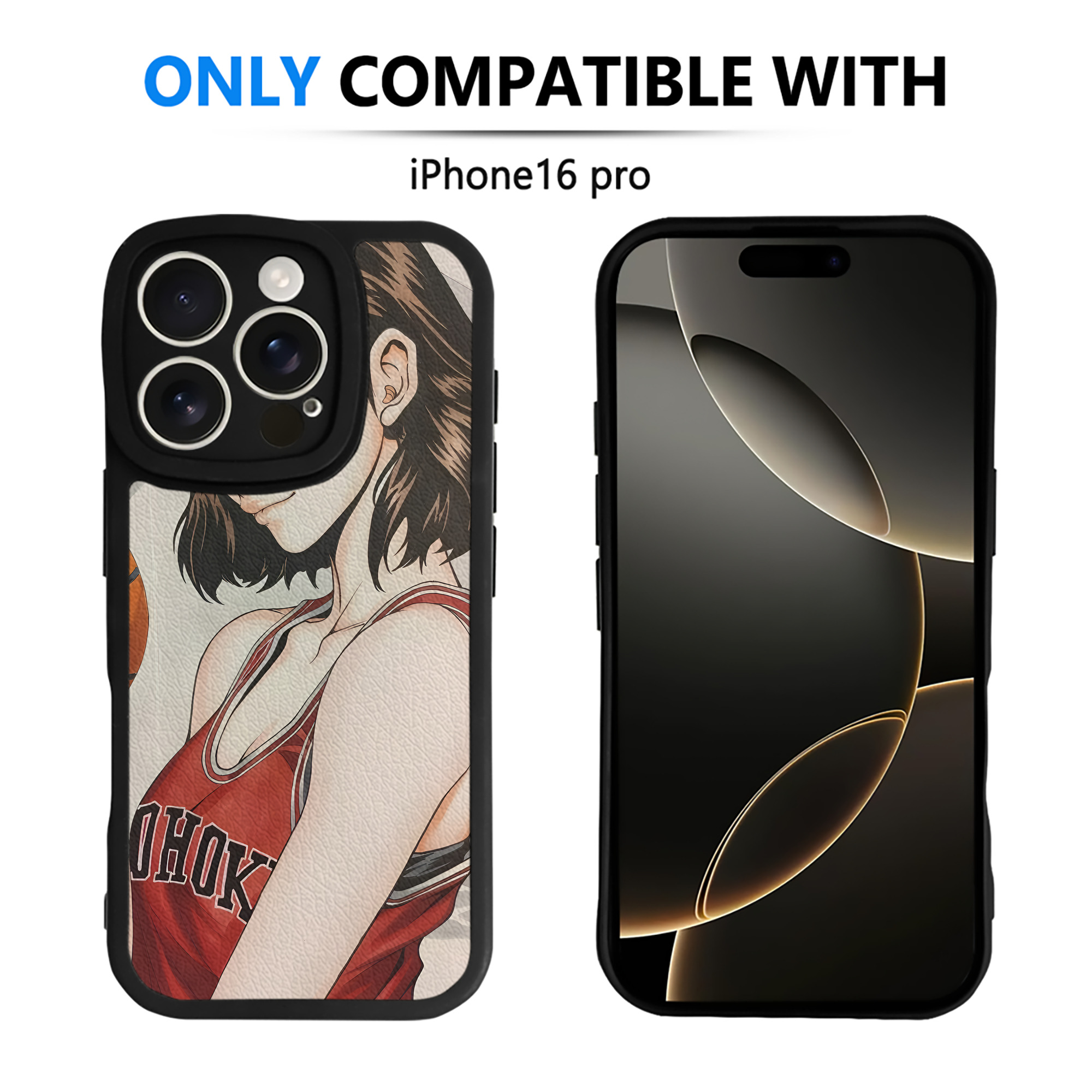 （画像用） SLAM DUNK／スラムダンク 【iPhone 16シリーズ対応】シリコンスマホケース（レザー調） 材質：シリコン
